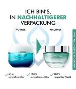 BIOTHERM Aquasource Night Spa Nachtcreme -Pflegeprodukte Angebote biotherm aquasource night spa nachtcreme 50 ml 3614270870026 detail
