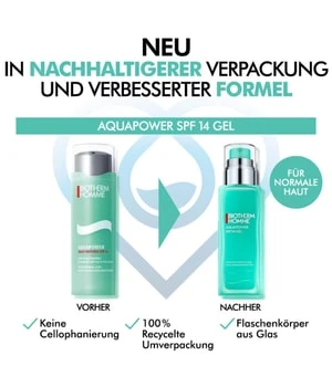 Biotherm Homme Aquapower SPF14 Gel Gesichtscreme 4 Biotherm Homme Aquapower SPF14 Gel Gesichtscreme – Bild 2