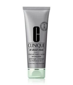 CLINIQUE All About Clean Charcoal Mask + Scrub Anti Pollution Gesichtsmaske
