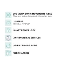 Magnitone London BlendUp Black Gesichtsbürste -Pflegeprodukte Angebote magnitone london blendup black gesichtsbuerste 1 stk 5060290251129 detail