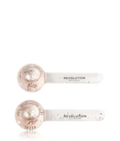 REVOLUTION SKINCARE Ice Globes Pink Glitter Massagegerät