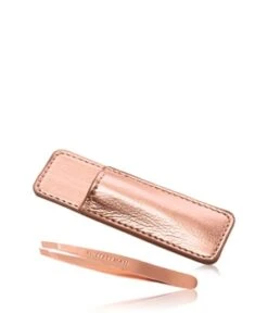 Tweezerman Mini Schräge Pinzette Mit Etui Roségold Pinzette