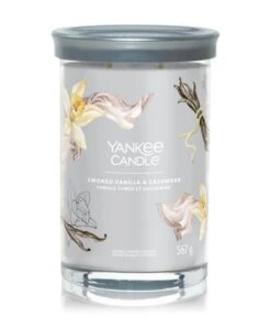 Yankee Candle Smoked Vanilla & Cashmere Signature Large Tumbler Duftkerze