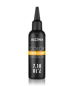ALCINA Color Gloss+Care Emulsion 7.18 Mittelblond-Asch-Silber Haartönung