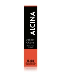 ALCINA Color Creme Permanent Färbend - 8.44 H.Blond Int.-Kupfer Professionelle Haarfarbe