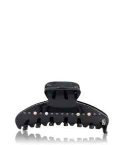 Alexandre De Paris Èlégance Informel 9 Cm Crystal Schwarz Haarspangen