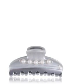 Alexandre De Paris Pince Vendôme 7,5 Cm Perlen Grau Haarspangen