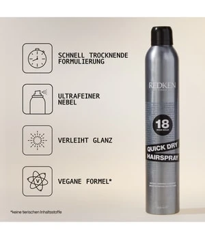 REDKEN Styling Quick Dry 18 Haarspray 6 REDKEN Styling Quick Dry 18 Haarspray – Bild 4