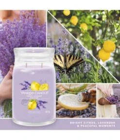 Yankee Candle Lemon Lavender Duftkerze -Pflegeprodukte Angebote yankee candle lemon lavender duftkerze 567 g 5038581129198 visual2