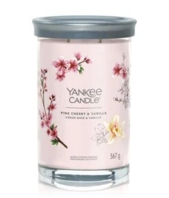Yankee Candle Pink Cherry Vanilla Signature Large Tumbler Duftkerze