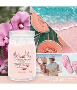 Yankee Candle Pink Sands Duftkerze -Pflegeprodukte Angebote yankee candle pink sands duftkerze 567 g 5038581129129 visual2